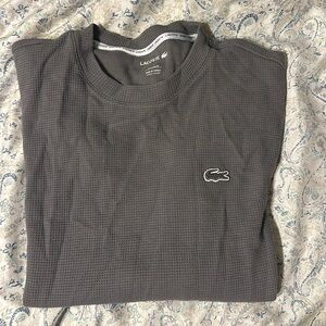 Lacoste Gray Thermal Longsleeve